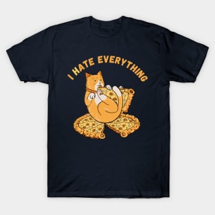 I Ate Everything - Cat Eating Pizza T-Shirt